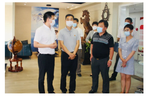 區(qū)政協(xié)領導深入永誠世佳開展“七一”走訪慰問和黨建調研工作