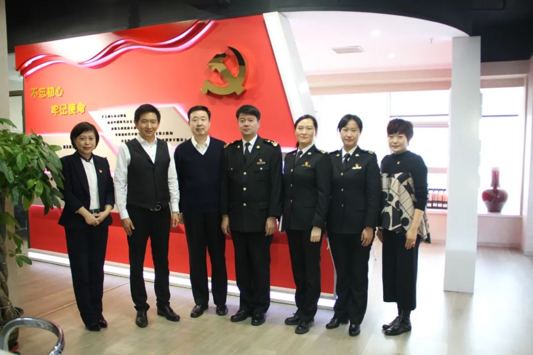 天津海關機關黨委領導走訪永誠世佳