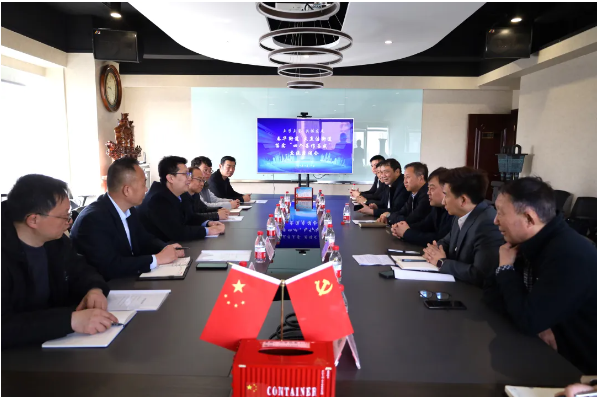 河東區(qū)大直沽街道領導到永誠世佳走訪交流